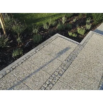 Dlažba Vymývaná dlažba Gabriela 60 x 40 x 4 cm přírodní, frakce 8-16 mm