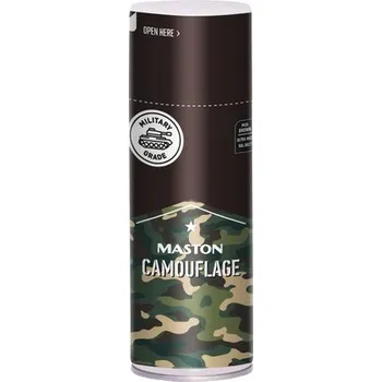 Barva ve spreji Lak ve spreji Maston Camouflage Mud Brown RAL8027 hnědý 400 ml