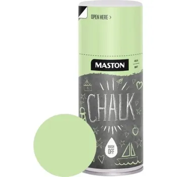 Barva ve spreji Křídová barva Maston Chalk Green pastelově zelený 150 ml
