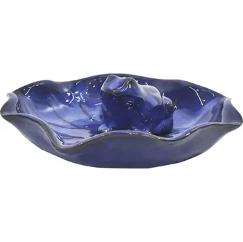 Krmítko pro ptáka Pítko pro ptáky žába Lafiora Ø 30,5 cm modré