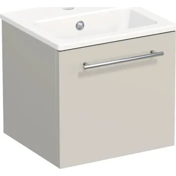 Koupelnový nábytek Koupelnová skříňka s umyvadlem Intedoor TRENTA 40 cm kašmírová lesklá TRE MINI 40 1Z S A3026