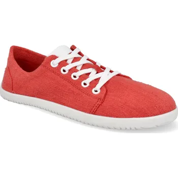 Dámské tenisky Barefoot plátěnky Ahinsa - Vida Hemp červené Velikost: 40