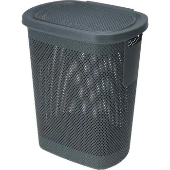Koš na prádlo EXCELLENT HOUSEWARE Koš na prádlo s víkem 60 l černá KO-027100390cern