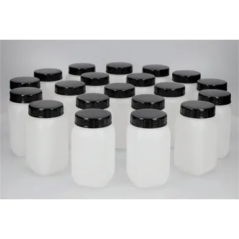 Lahve se širokým hrdlem z HDPE, objem 500 ml, 20 kusů