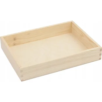 Dřevěný podnos servírovací nádoba 32 x 24 cm
