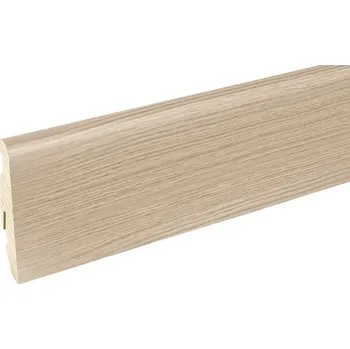 Podlahová lišta Soklová lišta Skandor dub bílý lakovaný SU60L 19x58x2400 mm