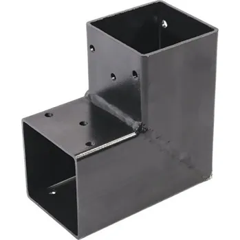 Stavební materiál Spojka trámová typ l 90x90 mm zinek černý, 1ks