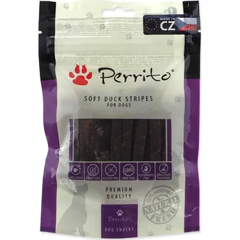 Pamlsek pro psa Pochoutka Perrito kachna, měkké proužky 100g
