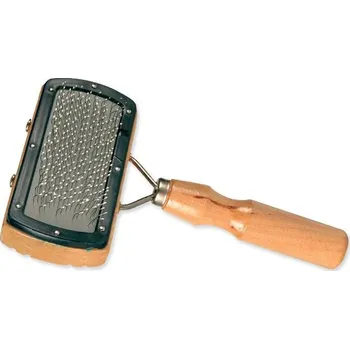 Pro psa Kartáč Trixie dřevěná rukojeť 18x10cm