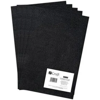 Set školních potřeb Filc poliestrowy A4 black 5szt