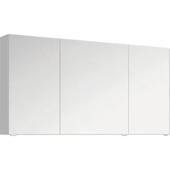 Koupelnový nábytek Zrcadlová skříňka bez osvětlení Jungborn VENTITRE 140 x 17 x 70,3 cm lesklá bílá