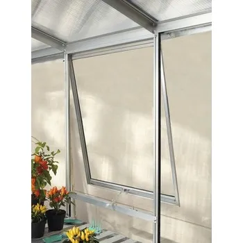 Skleník Okno Vitavia skleněné 3 mm 59 x 79 cm hliník