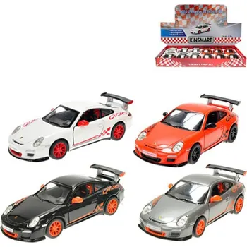 autodráha Kinsmart Auto sportovní 1:36 Porsche 911 GT3 RS kov PB 13cm 4 barvy