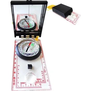 ACRA Buzola kompas s otevíracím krytem a zrcátkem 12x6cm | 406886