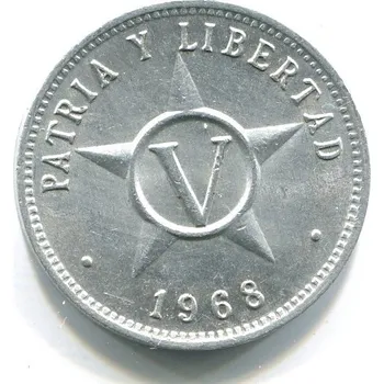 KUBA. 5 centavos 1968.