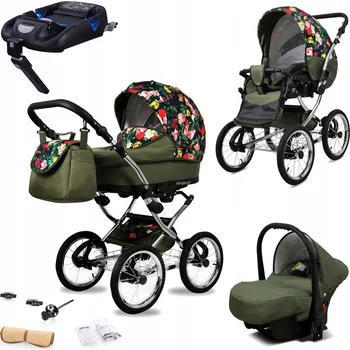 Kočárek Kočárek 4v1 BabyLux Margaret - sportovní kočárek, hluboká korba, autosedačka ISOFIX
