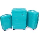 RGL HU357 Cestovní skořepinový kufr, tyrkysový Velikost: 77x51x28 cm