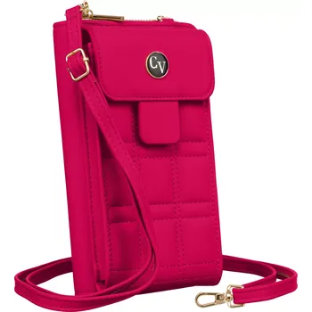 Dámská peněženka s popruhem M-16 magenta, VELIKOST UNI