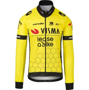 Cyklistická bunda RAPIDGEAR Cyklistická větruodolná bunda - REPLIKA VISMA WIND 2025 - žlutá L