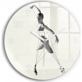 Hodiny Nástěnné hodiny Wallfluent šedé 60 cm