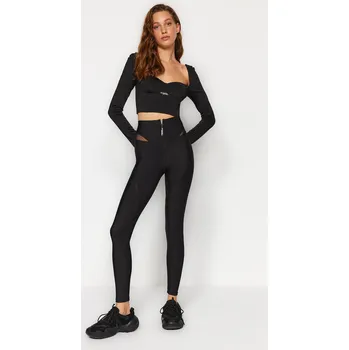 Dámské legíny Dámské legíny Trendyol Trendyol černá 2497035