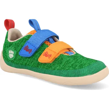 Dětská móda Barefoot dětské tenisky Affenzahn - Sneaker Knit Happy AFF 10 let zelené Velikost: 29