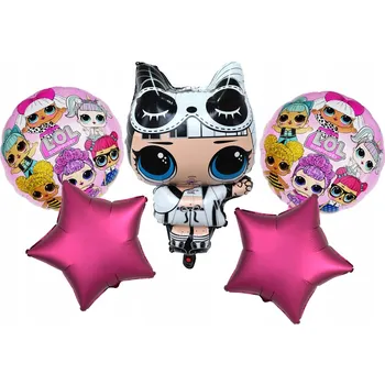 Balónek SUPER SADA DEKORACÍ BALÓNKY HELIUM 9. NAROZENINY LOL