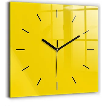 Hodiny Nástěnné hodiny Wallfluent oranžové 30 cm