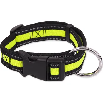 Obojek pro psa Obojek Dog Fantasy Neoprene M limetka 2,5x34-49cm