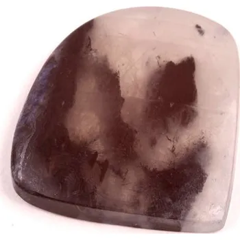 Korálek Kabošon Blue Dumotorite quartz č.4015 (39x37x5mm)