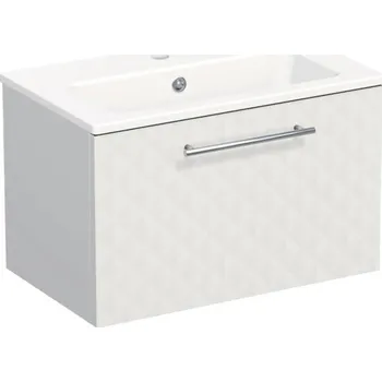 Koupelnový nábytek Koupelnová skříňka s umyvadlem Intedoor TRENTA 60 cm bílá matná TRE MINI 60 1Z S B073