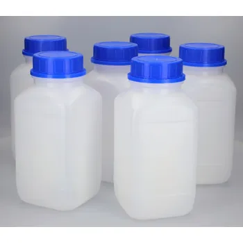 Lahve se širokým hrdlem z HDPE, objem 2500 ml, UN schválení, 6 kusů