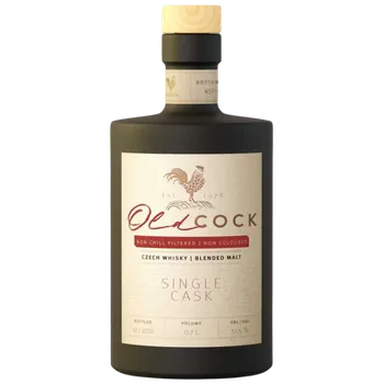 Whisky Old Cock blended malt whisky single cask 51,5% 0,5L