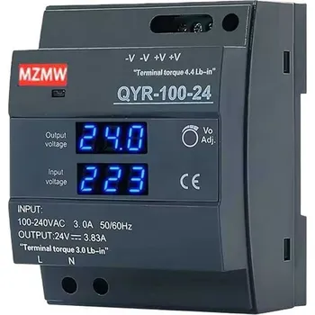 Anténní zesilovač Zdroj MZMW QYR-100-24, 24V=/3,83A spínaný na DIN lištu