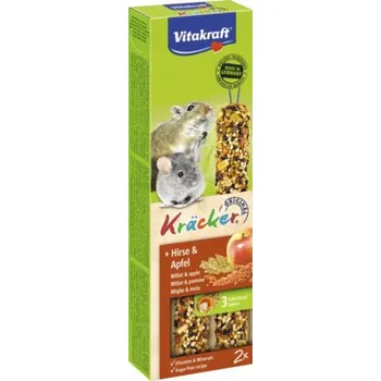 Krmivo pro hlodavce Pamlsek pro hlodavce, ovocné krekry Vitakraft Frucht-Kräcker® pro drobné hlodavce, 2 ks