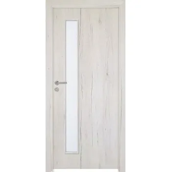 Interiérové dveře Interiérové dveře Sierra prosklené 60 L dub sněžný (VÝROBA NA OBJEDNÁVKU)