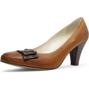 Dámské lodičky DÁMSKÉ LODIČKY ACORD 5526 311 313 HNĚDÁ Barva: HNĚDÁ, Velikost: 41