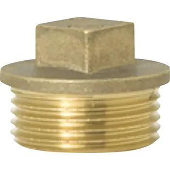 Fitinka Zátka s obrubou Gebo Gold 1 1/2"