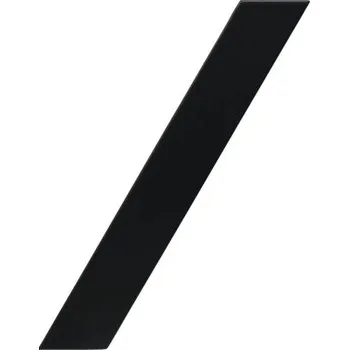 Domovní číslo Nerezové číslo RN.120L./.CE v plochém „2D“ provedení, matná černá