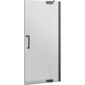 Vanová zástěna Vanová zástěna 2dílná Jungborn Sette 1200x1400 mm čiré sklo barva profilu černá HX7071104.204