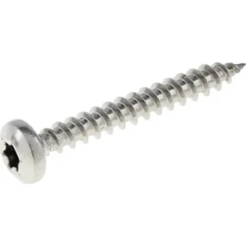 Vrut Vrut univerzální 6,0x25 TX, půlkulatá hlava, zinek bílý, 200ks