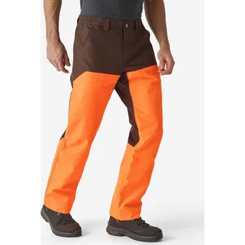 Lovecká obuv SOLOGNAC Lovecké nepromokavé kalhoty 500 3XL ORANŽOVÁ