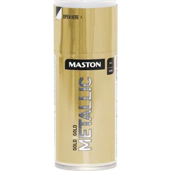 Barva ve spreji Lak ve spreji Maston Metallic Gold zlatý 150 ml