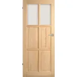 Drewal Dřevěné Dveře z masivního dřeva borovice prosklené Iberia-60 drewfilip