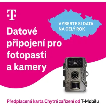 SIM karta T-Mobile Twist Chytré zařízení datové připojení pro fotopasti a kamery 10 Kč