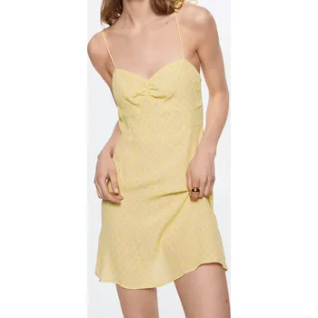 Dámské šaty Puntíkované šaty Mango, M (Dámské krátké šaty s puntíky značky Mango)