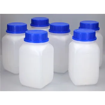 Lahve se širokým hrdlem z HDPE, objem 1500 ml, UN schválení, 6 kusů
