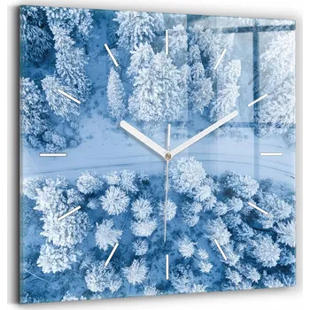 Hodiny Nástěnné hodiny Wallfluent bílé 30 cm