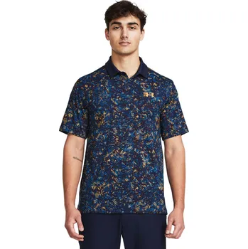 Pánské tričko Pánské polo triko Under Armour T2G Printed Polo Under Armour modrá 3049280