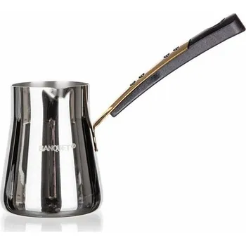 Hrnec Banquet Džezva nerezová GOLD 200 ml, rovná rukojeť